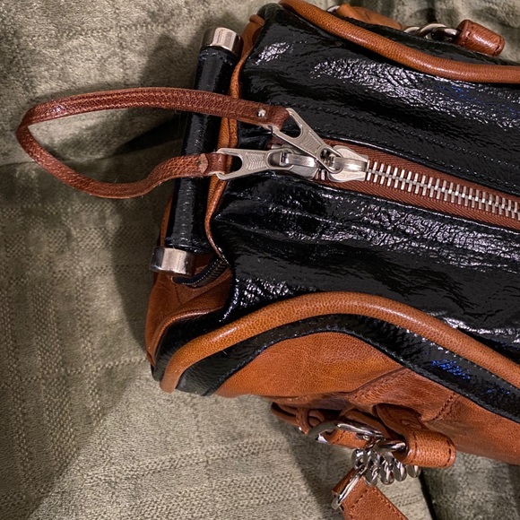 Balenciaga Two Toned Leather Embossed Satchel Bag - Picture 6 of 16